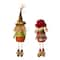 Glitzhome&#xAE; Fall Fabric Scarecrow Shelf Sitters Set